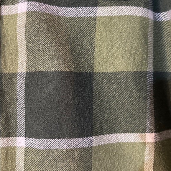 Levi's vintage Olive and Dark Green Plaid Shirt - Picture 3 of 9